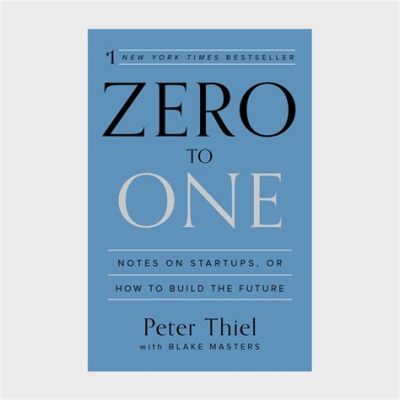  「Zero to One: Notes on Startups, or How to Build the Future」: 挑戦と革新のシリコンバレーへの招待状